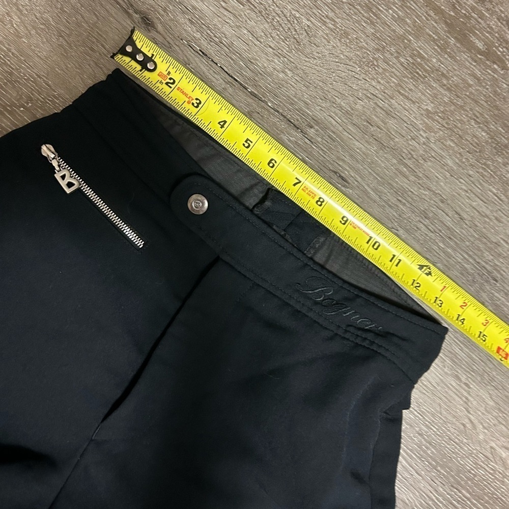 Bogner Ski Pants Black Wool Blend Size 10 Vintage Made in USA - Picture 12 of 16